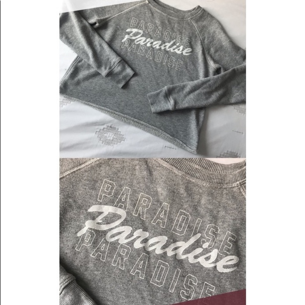 AE gray Paradise Crewneck Small